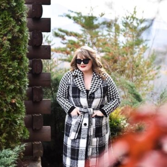 Eloquii Printed Block Coat - Picture 5 of 16